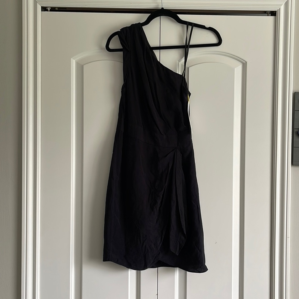 NWT BCBG one shoulder dress
